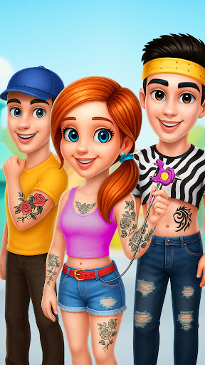 Tattoo Studio : Ink Salon Game ekran görüntüsü