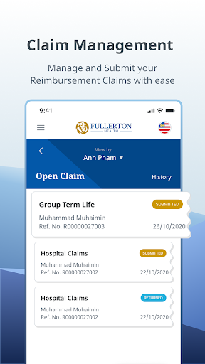 Fullerton Health Concierge ekran görüntüsü