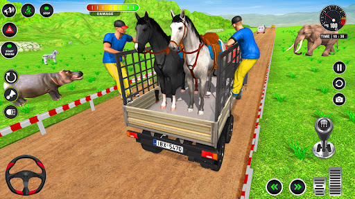 Animal Transport Truck Sim 3D ekran görüntüsü