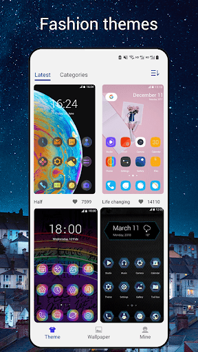 Newlook Launcher - Galaxy Star ekran görüntüsü