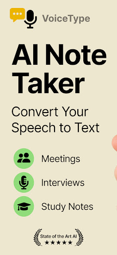 Voice Note Taker - VoiceType ekran görüntüsü