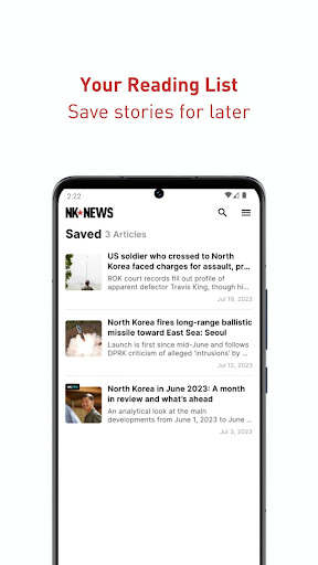 NK News ekran görüntüsü