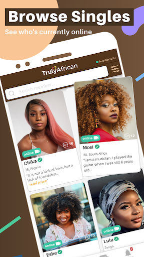 TrulyAfrican - Dating App ekran görüntüsü
