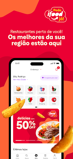 iFood comida e mercado em casa ekran görüntüsü