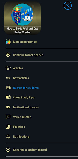 Study Tips ToBe better Student ekran görüntüsü