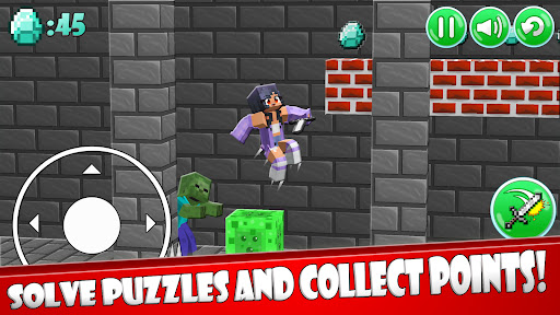 Aphmau Aaron Parkour Game ekran görüntüsü