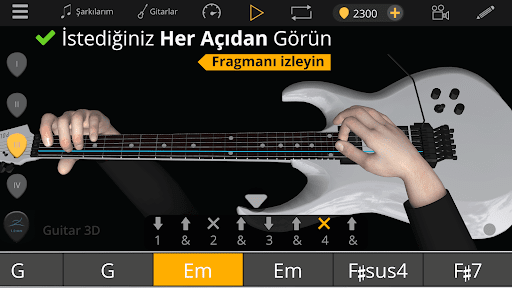 Guitar 3D - Temel Akorlar ekran görüntüsü