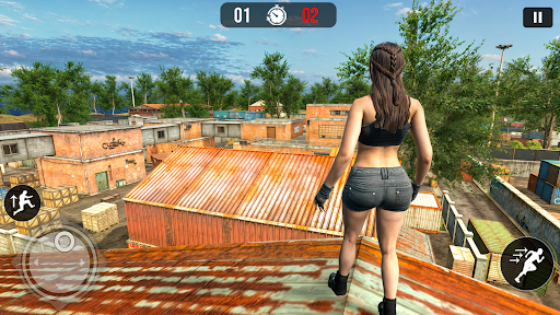 Going Up Rooftop Parkour Race ekran görüntüsü