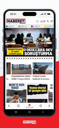 Haberet ekran görüntüsü