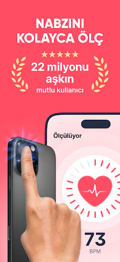 HeartUp:Nabız Kalp Atışı Ölçer ekran görüntüsü