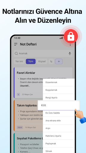 Not Defteri: Basit ve Dijital ekran görüntüsü