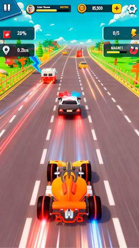 Mini Car Endless Racing Game ekran görüntüsü
