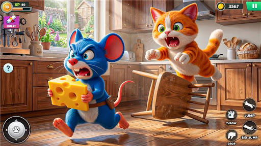 Cat vs Mouse: Prank Game ekran görüntüsü
