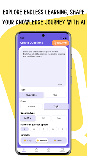 AI Quiz & Questions Generator ekran görüntüsü