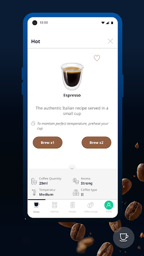 De'Longhi Coffee Link ekran görüntüsü