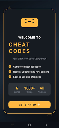 Cheat Codes ekran görüntüsü