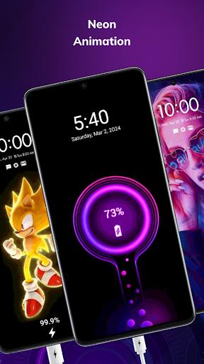 Battery Charging 3D Animation ekran görüntüsü