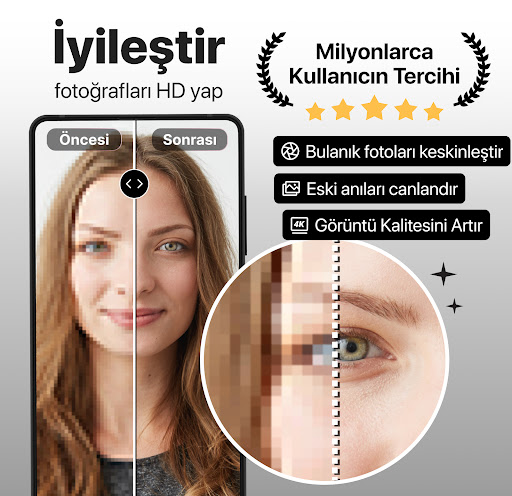 PhotoBoost AI Foto Geliştirici ekran görüntüsü