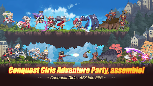 Conquest Girls: AFK Idle RPG ekran görüntüsü