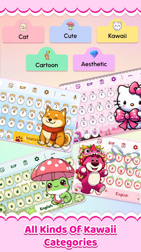 Cute Keyboard: Emoji Klavyesi ekran görüntüsü