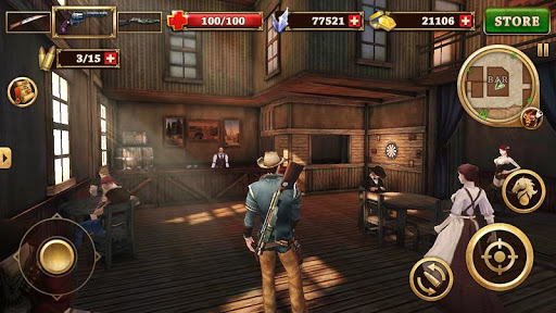 Batı silahşör West Gunfighter ekran görüntüsü