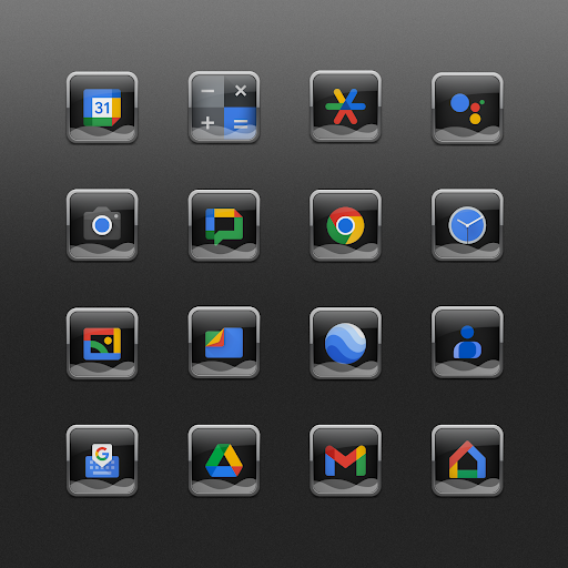 Glass Waves Icon Pack ekran görüntüsü