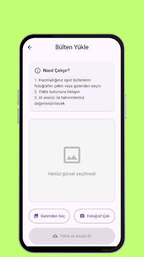 AI Spor Analiz ekran görüntüsü