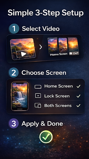 Set Video Live Wallpaper ekran görüntüsü