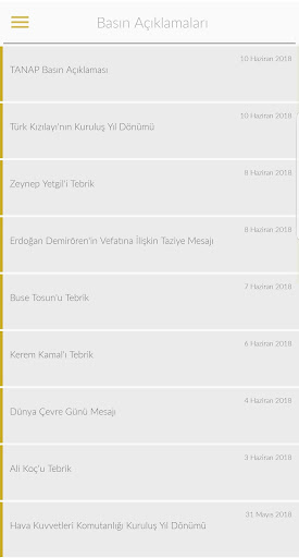 Türkiye Cumhuriyeti Cumhurbaşk ekran görüntüsü