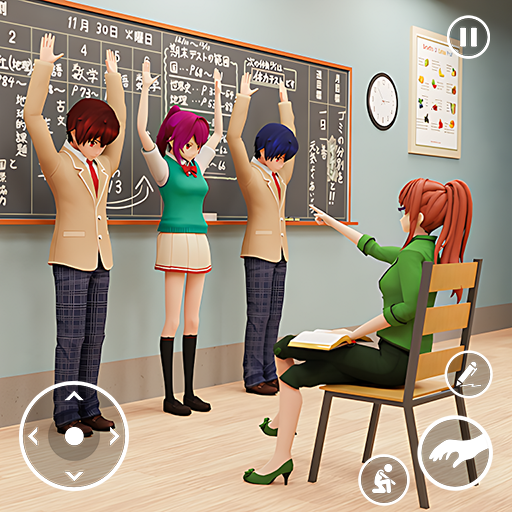 anime okul öğretmeni 3d
