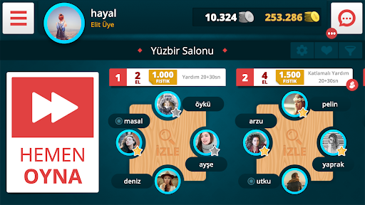 101 Yüzbir Okey ekran görüntüsü