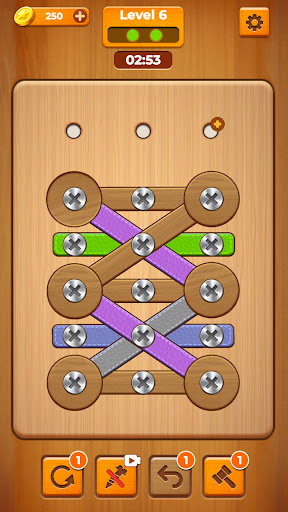 Wood Puzzle - Bolts And Screw ekran görüntüsü