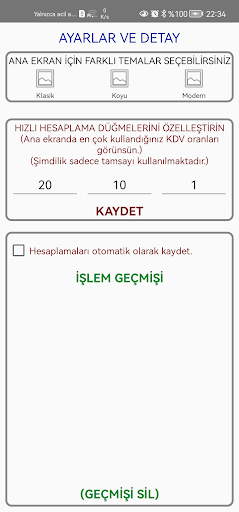KDV Hesapla - kdv dahil hariç ekran görüntüsü