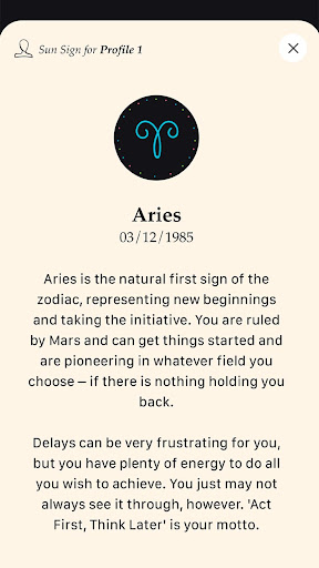 Timeline Astrology ekran görüntüsü