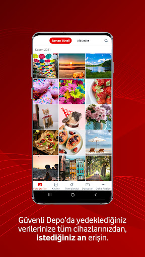 Vodafone Güvenli Depo ekran görüntüsü