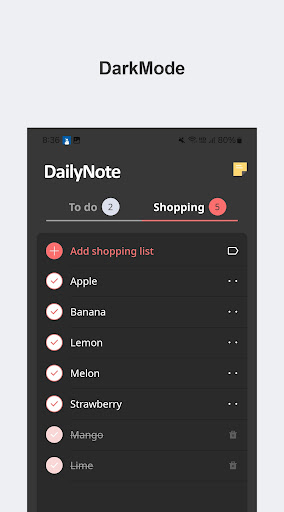 DailyNote - Checklist, Notepad ekran görüntüsü