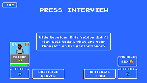 Retro Bowl ekran görüntüsü