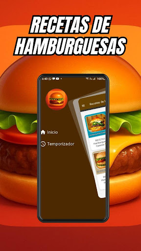 Recetas de Hamburguesas ekran görüntüsü