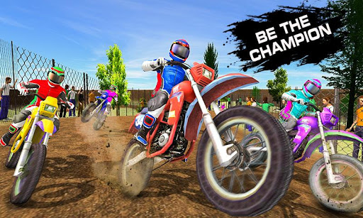 Dirt track yarış moto yarışçıs ekran görüntüsü