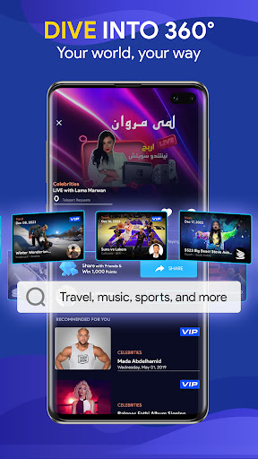 VUZ: Live 360 VR Videos ekran görüntüsü