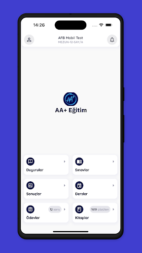 AA+ Eğitim ekran görüntüsü