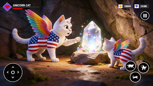 Unicorn Cat Princesses Family ekran görüntüsü
