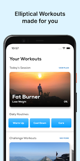 Elliptical Machine Workouts ekran görüntüsü