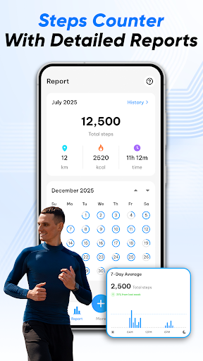 Pedometer Step Counter Tracker ekran görüntüsü