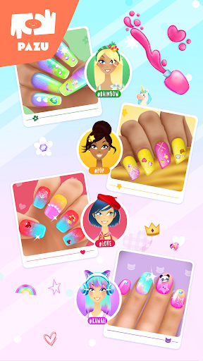 Girls Nail Salon - Kids Games ekran görüntüsü