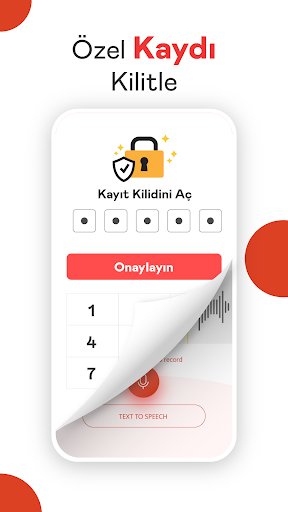 Ses Kaydedici: Notlar & Editör ekran görüntüsü