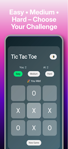 AI Tic Tac Toe ekran görüntüsü