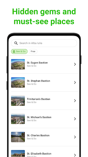 Alba Iulia SmartGuide ekran görüntüsü