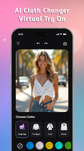 AI Clothes Changer : AI Outfit ekran görüntüsü