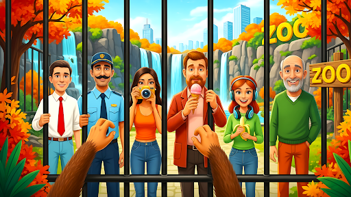 Naughty Monkey Prankster 3D ekran görüntüsü